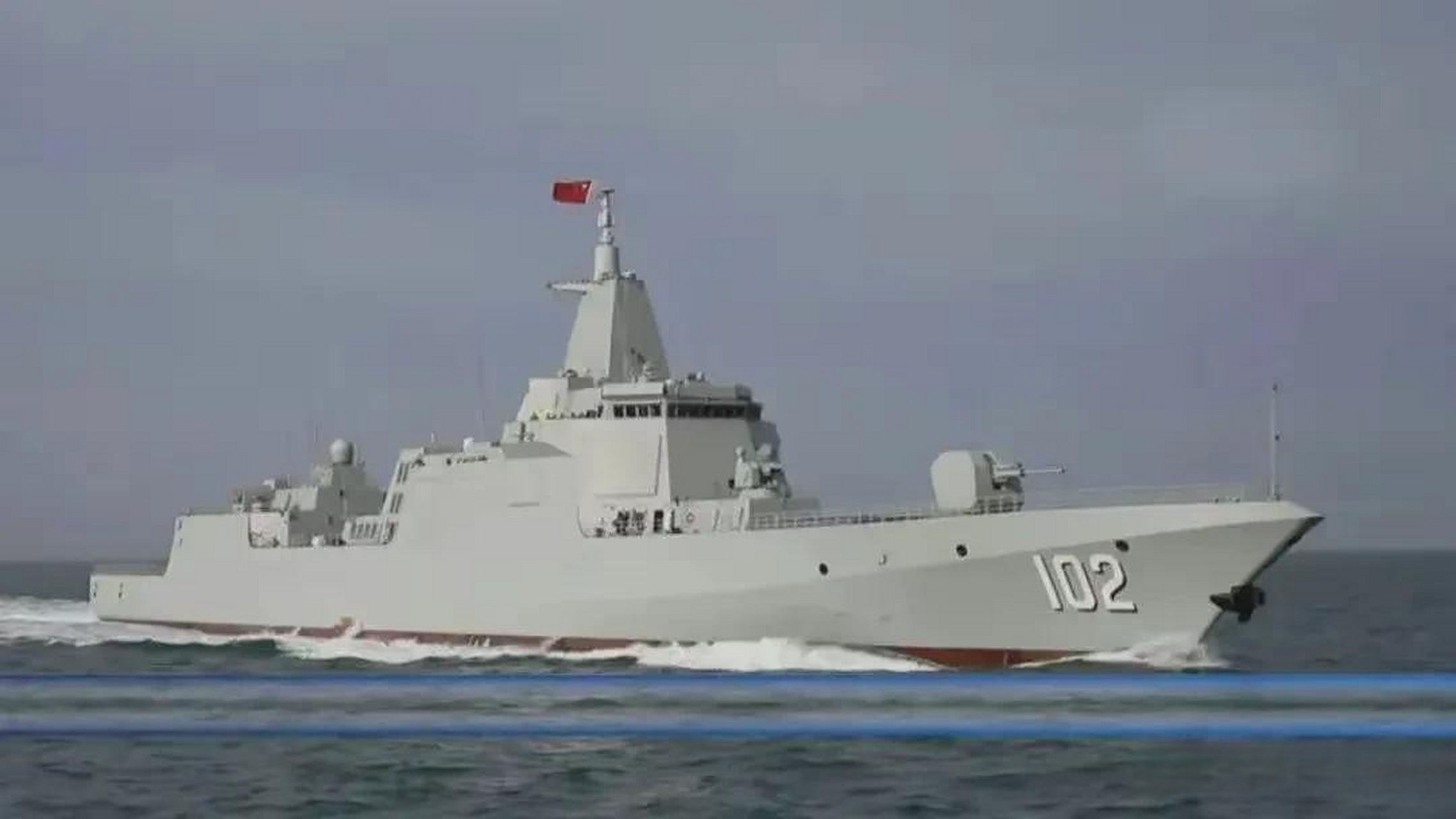 揭秘中国海军新利器，055型驱逐舰之055105号舰，揭秘中国海军新利器，055型驱逐舰之旗舰055105号