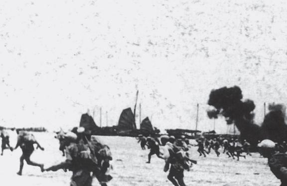 海南岛战役后合影，荣耀与历史的见证，海南岛战役后的荣耀瞬间，历史见证的合影