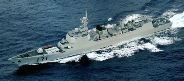 舷号170驱逐舰，中国海军的骄傲，中国海军骄傲，舷号170驱逐舰亮相！