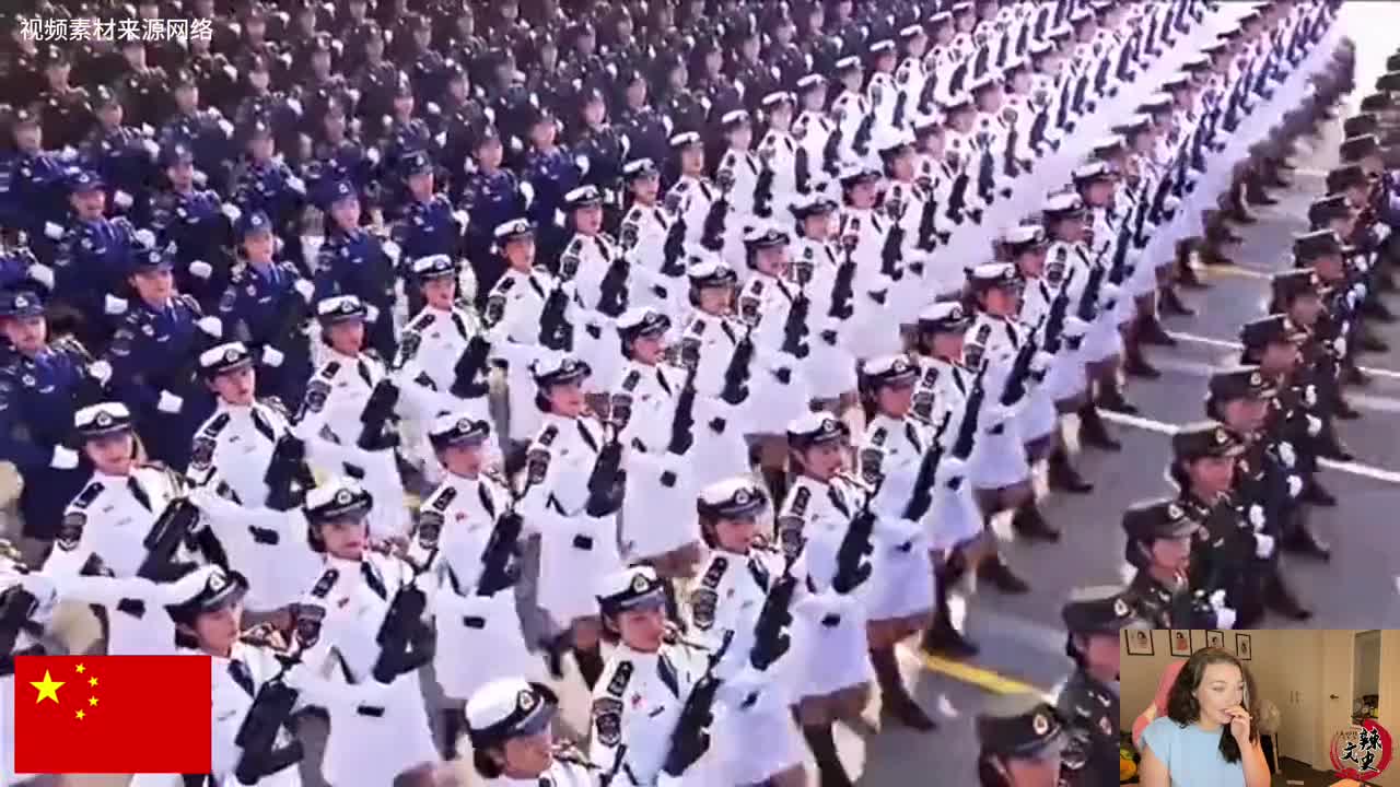 中国阅兵在外国的震撼展现，中国阅兵盛况震撼海外观众