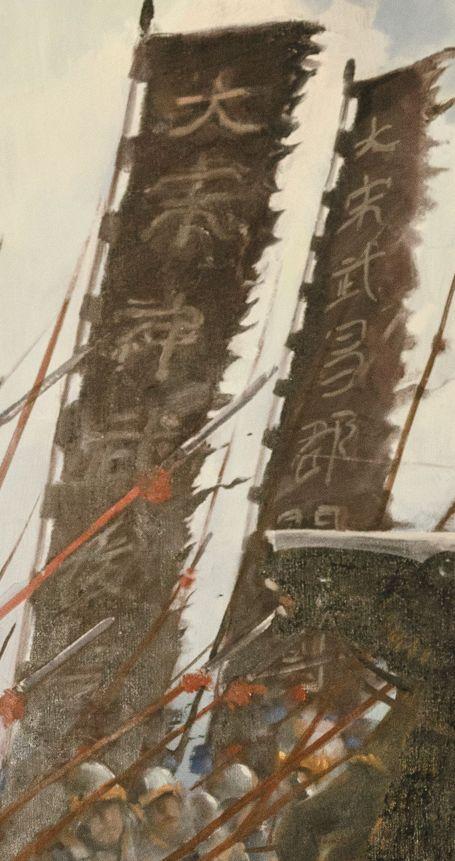 中国女兵仪仗队油画，荣耀与力量的艺术展现，中国女兵仪仗队油画，荣耀与力量的艺术诠释