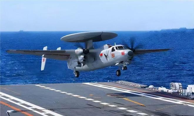 山东舰与预警机，中国海军的新里程碑，山东舰与预警机，中国海军新里程碑的启航