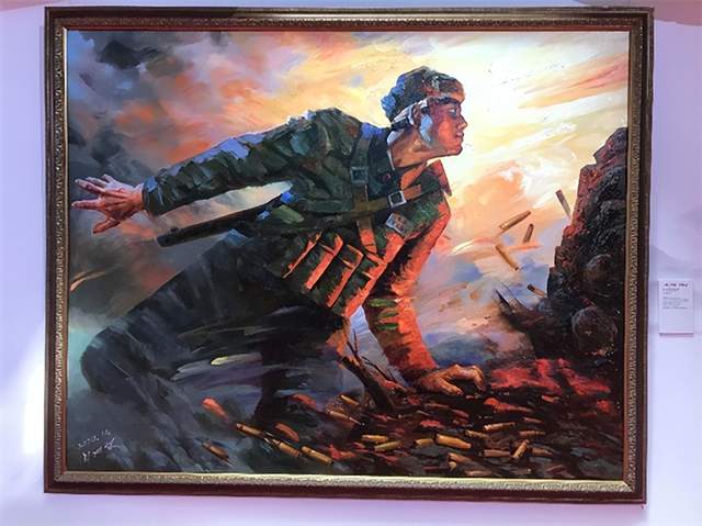 纪念抗美援朝七十周年，画作中的英勇篇章，抗美援朝七十周年，英勇篇章画作展