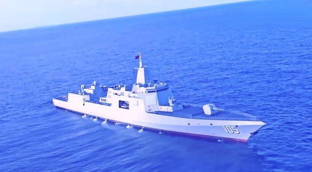 探索中国海军新力量,055东风17舰载版,中国海军新力量揭秘,055舰载东风-17探索之旅