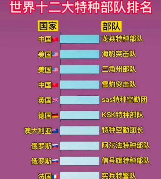 中国特种部队排名有哪些,中国特种部队排名概览