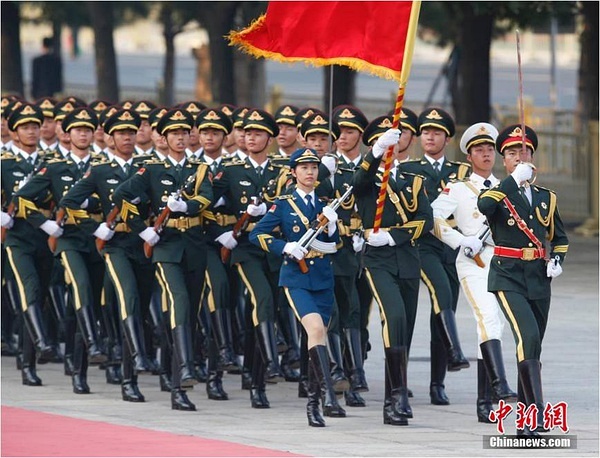 三军仪仗队最新图片,展现荣耀与力量,三军仪仗队风采展示,荣耀与力量的瞬间图片纪实