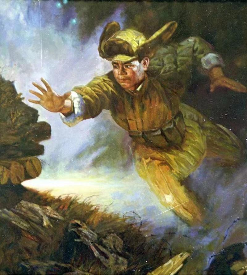 上甘岭战役，英勇无畏的堵枪眼英雄——黄继光，上甘岭战役中的堵枪眼英雄黄继光，英勇无畏的壮举