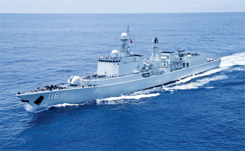 石家庄号,探索未来的海洋卫士——中国海军首艘055型驱逐舰,中国海军首艘055型驱逐舰石家庄号,海洋卫士的探索之旅