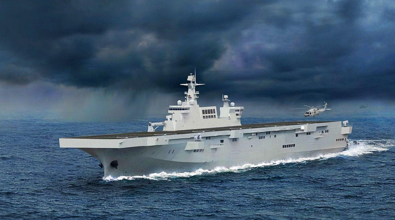 中国海军新篇章,075型两栖攻击舰第五舰的崛起,中国海军新篇章,075型两栖攻击舰第五舰崭露头角