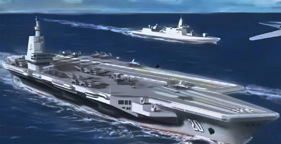 揭秘中国海军新利器,004航母视频震撼登场,揭秘中国海军新利器,震撼登场!揭秘全新航母视频——中国海军新航母004震撼亮相