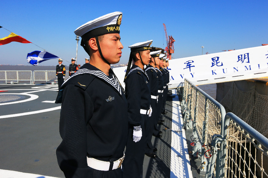 昆明舰护航，捍卫海洋的坚定力量，昆明舰，捍卫海洋的坚定力量，护航海洋安全之路