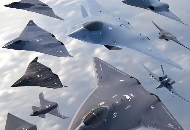 中国空军六代机概念图片的探索与解析,中国空军六代机概念图片深度解析