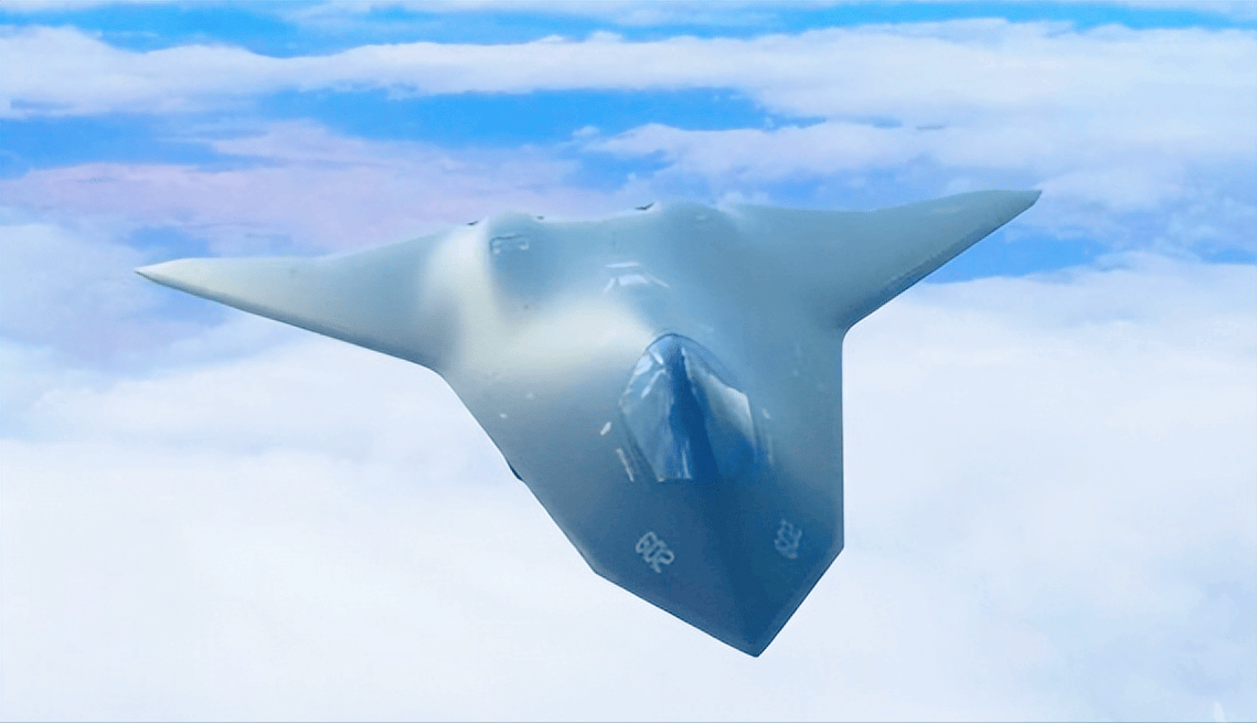 中国空军六代机概念图片的探索与解析,中国空军六代机概念图片深度解析