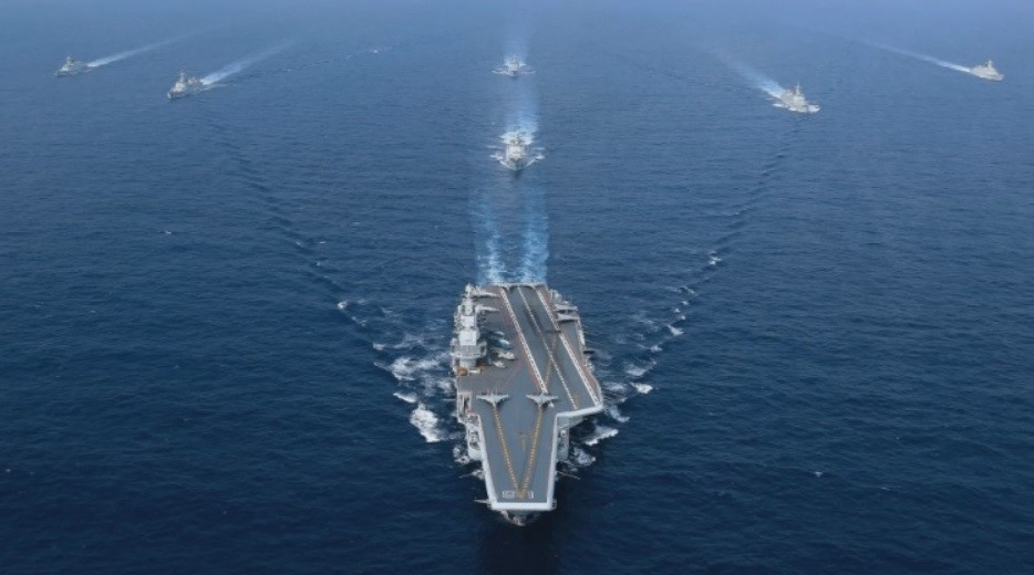 辽宁舰航母编队队形，中国海军力量的新里程碑，辽宁舰航母编队队形，中国海军力量的崭新里程碑