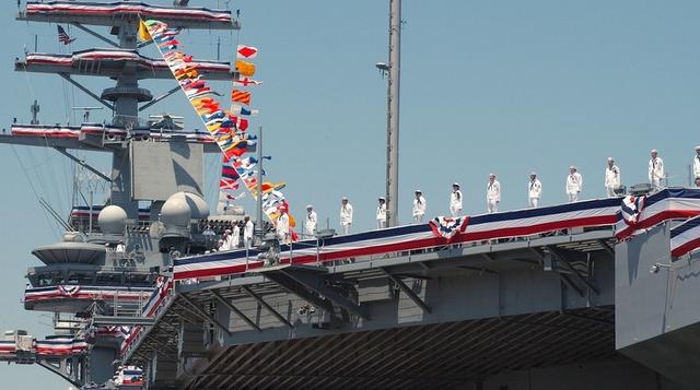 航母下水仪式船员,荣耀与责任并存的重要时刻,航母下水仪式,船员荣耀与责任的交汇点