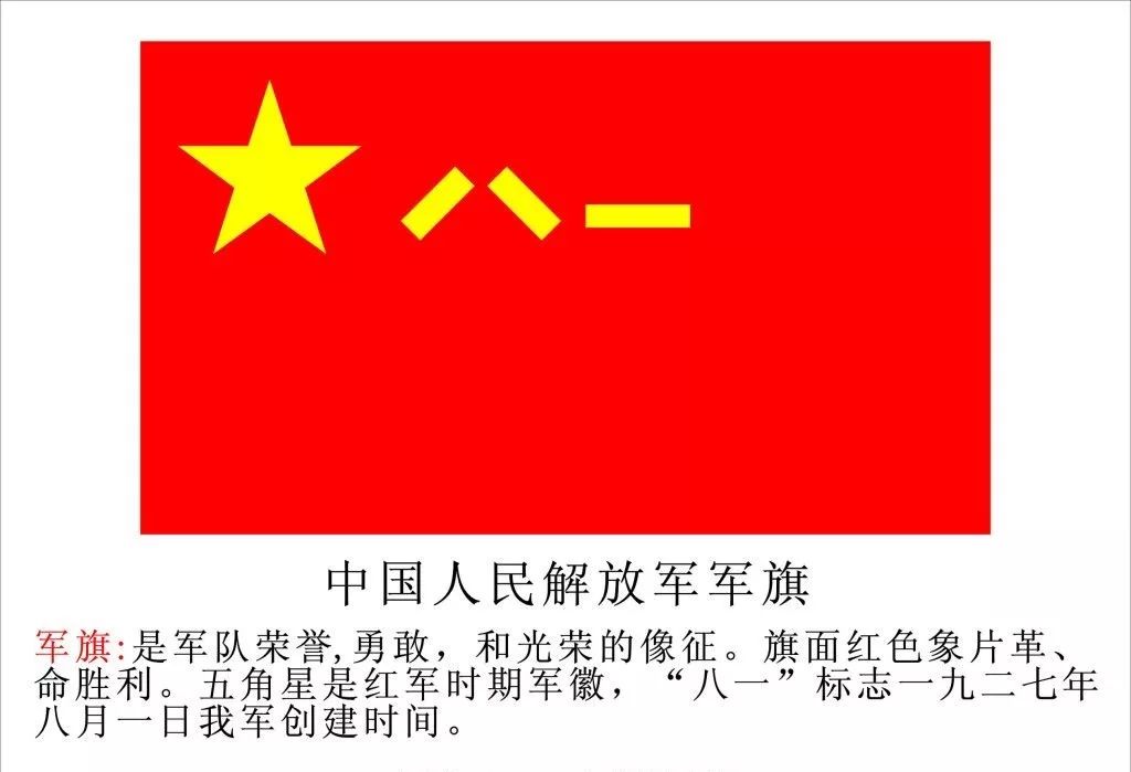 中国人民解放军军旗教学设计，中国人民解放军军旗教学设计详解