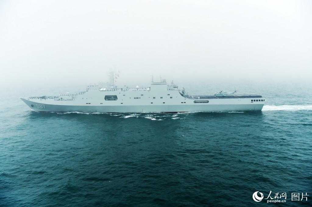 中国海军成立七十周年阅兵实况,荣耀与力量的展现,中国海军七十周年阅兵,荣耀与力量的世纪展现