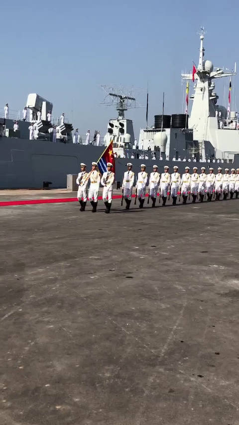 海军73周年阅舰式，荣耀与力量的展示，海军73周年阅舰式，荣耀与力量的盛大展示