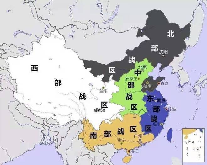 中国五大战区