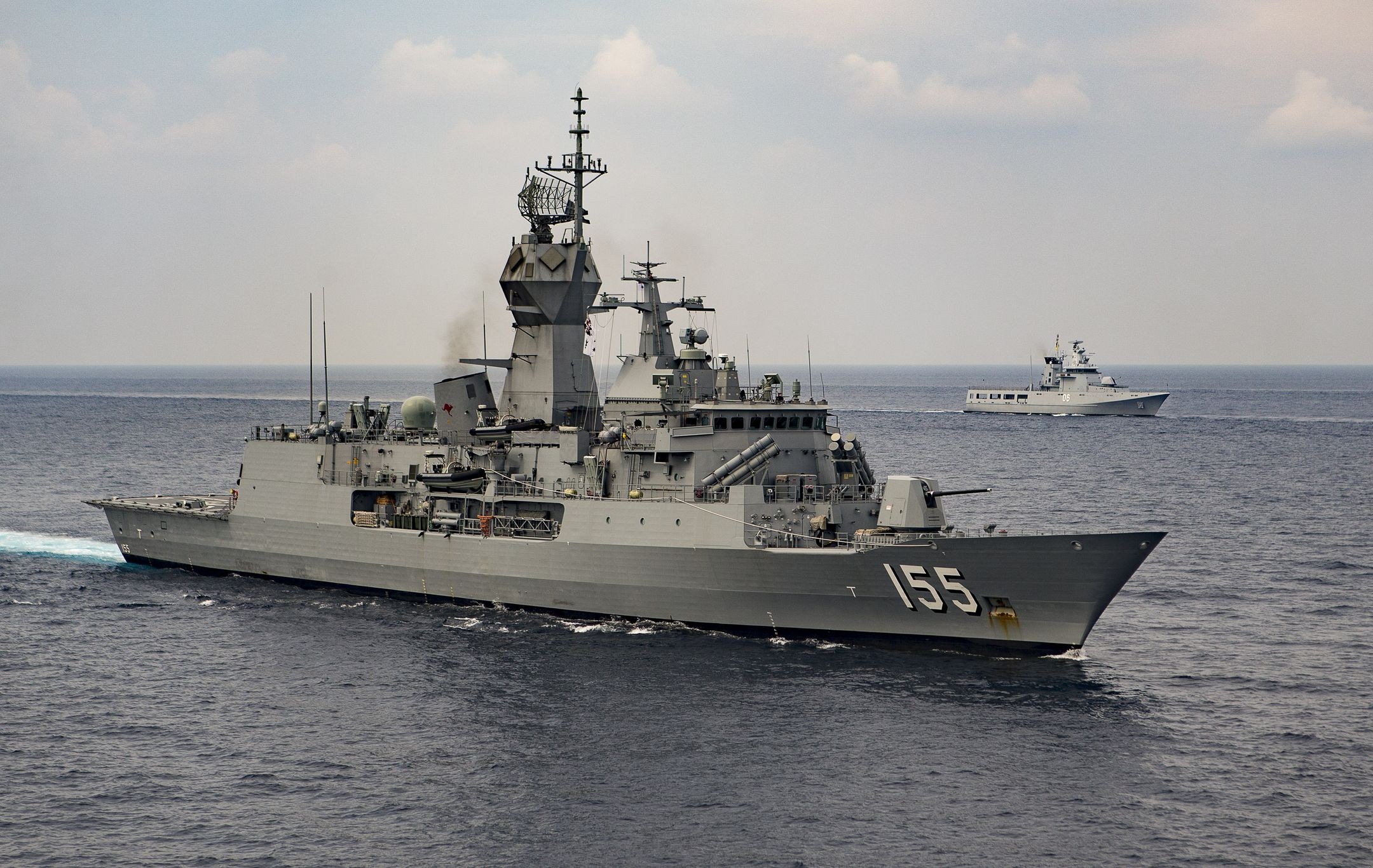 中国海军舰队在中东,展现大国海军力量与担当,中国海军舰队中东展示大国力量与担当