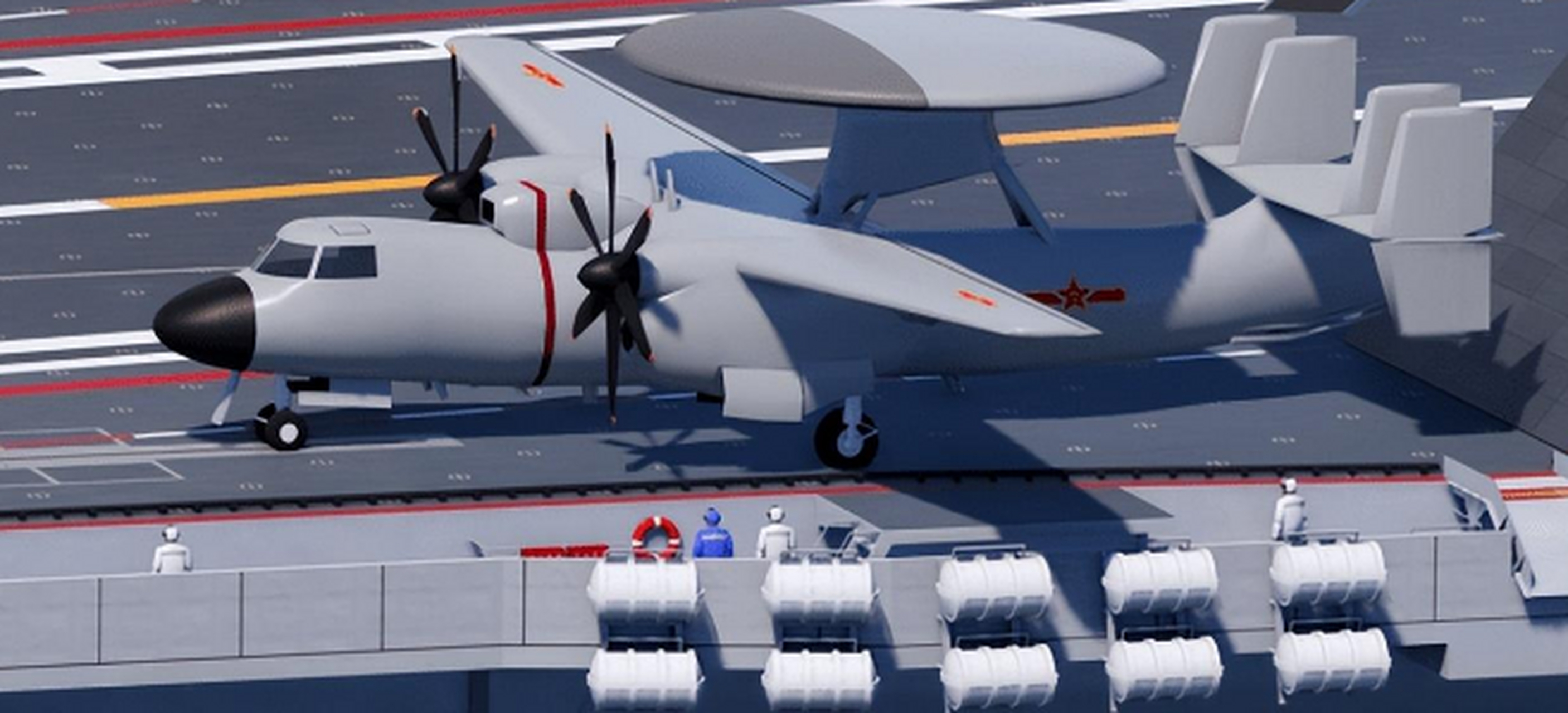 直-18舰载预警机改进研究,直-18舰载预警机改进研究综述