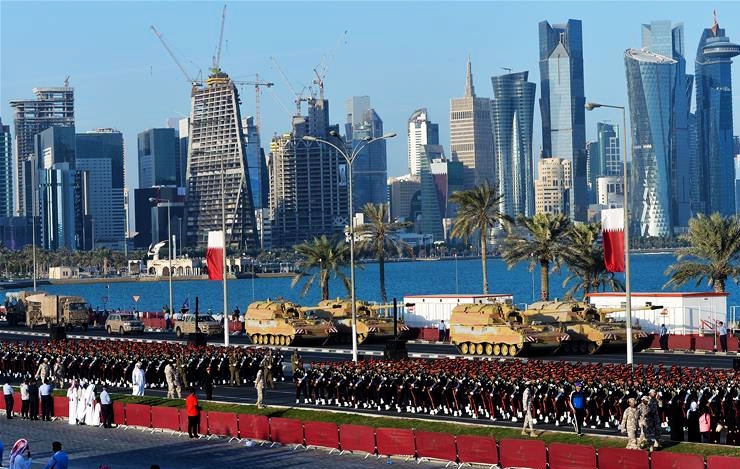 卡塔尔阅兵喊中文口令,文化交流的新篇章,卡塔尔阅兵喊中文口令,开启文化交流新篇章