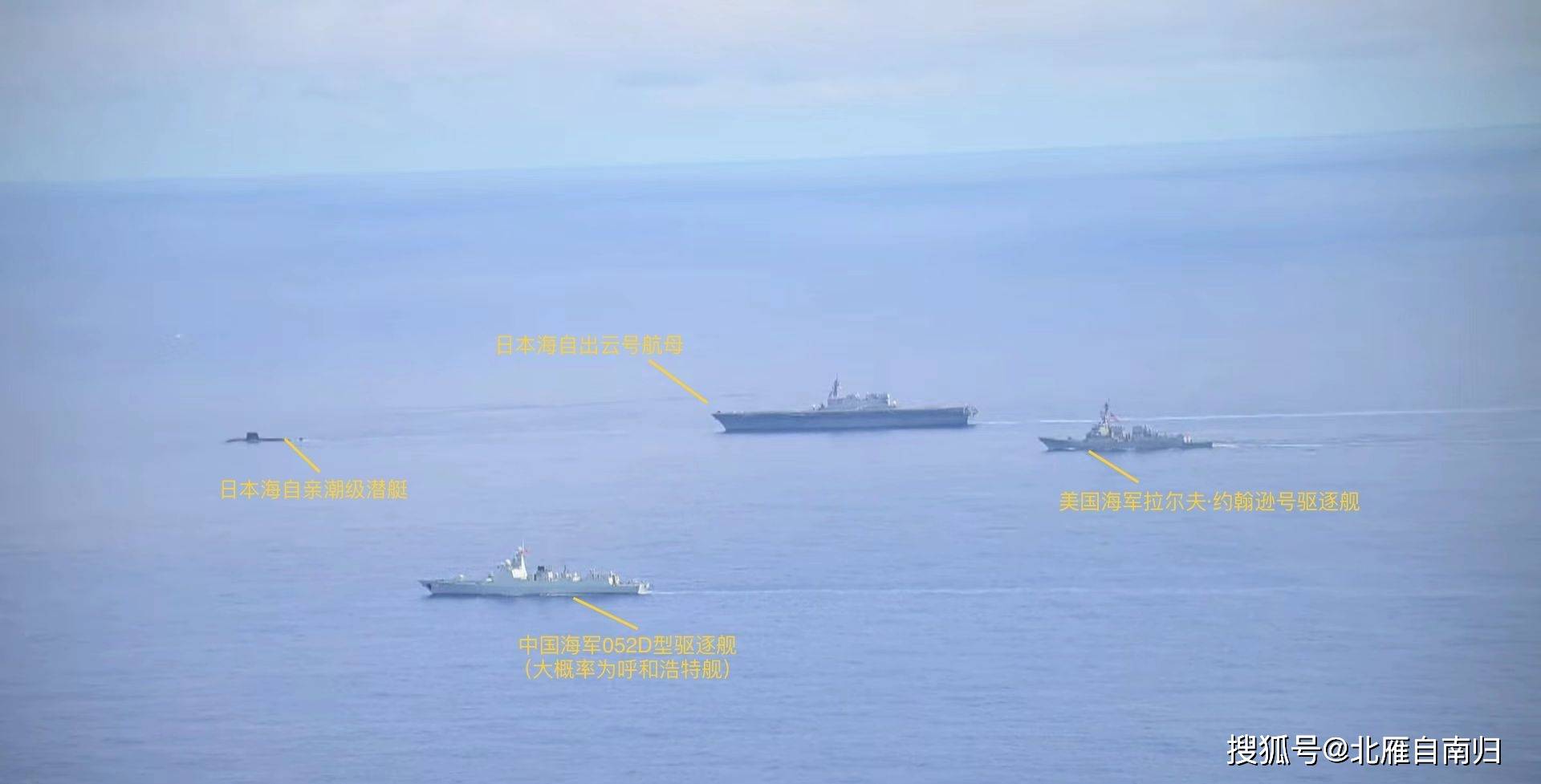 解放军舰队直冲美日战位,展示力量还是发出警告?,解放军舰队行动,力量展示还是向美日发出警告?