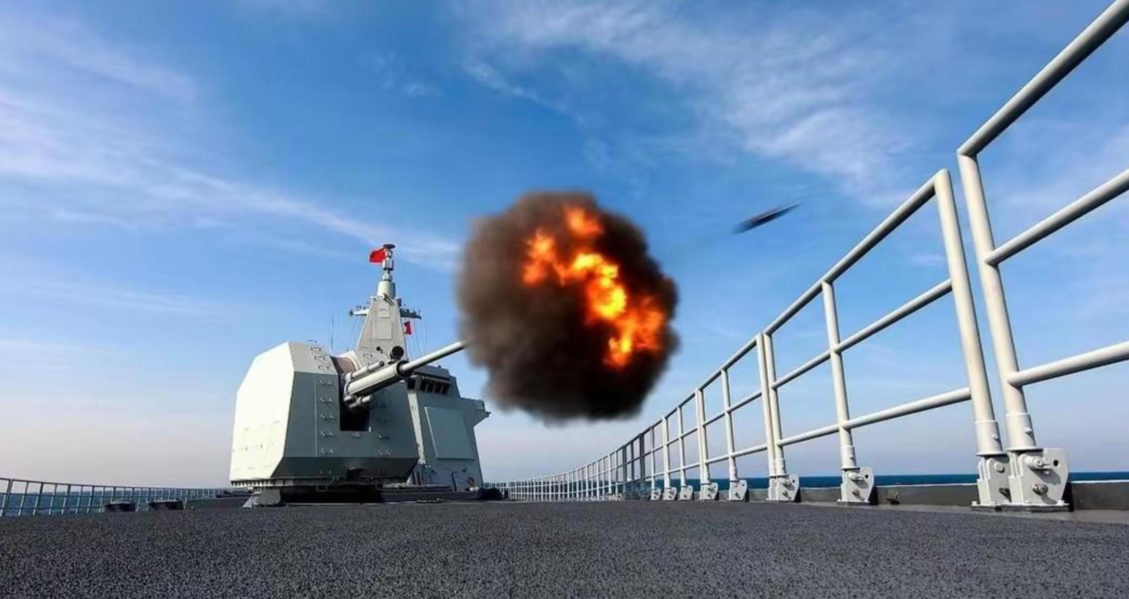 探究中国海军舰炮之王者,155舰炮射程的奥秘,揭秘中国海军舰炮之王,155舰炮射程奥秘探究