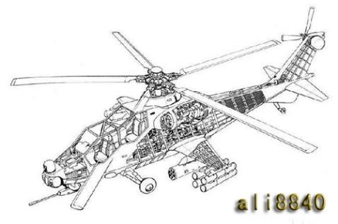 中国黑鹰直升机绘画指南,中国黑鹰直升机绘画指南,步骤与技巧